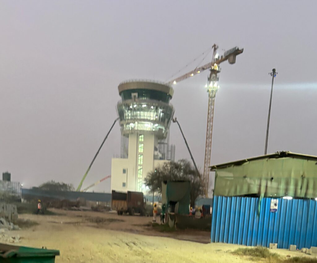 Jewar Airport Noida ATC tower